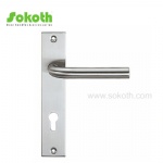 stainless steel handle on plate