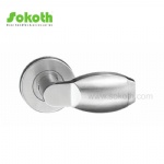 stainless steel handle on rose