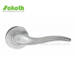 stainless steel handle on rose