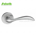 stainless steel handle on rose