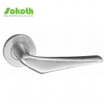 stainless steel handle on rose