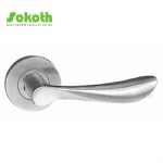 stainless steel handle on rose