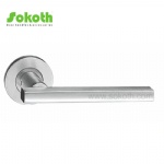 stainless steel handle on rose