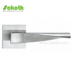 stainless steel handle on rose