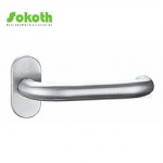 stainless steel handle on rose