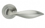 Aluminum Fortessa Bond Door Handle on Rose