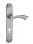 Plate door handle