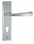 Plate door handle