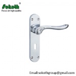 Plate door handle