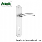 Plate door handle