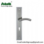 Plate door handle