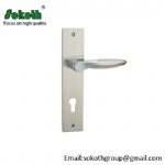 Plate door handle