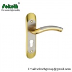 Plate door handle