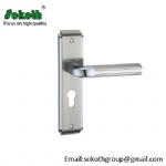 Plate door handle