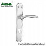 Plate door handle