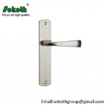 Plate door handle