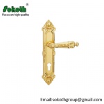 Plate door handle