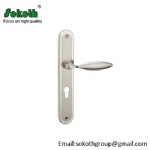 Plate door handle