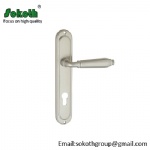 Plate door handle