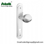 Plate door handle