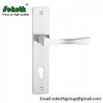 Plate door handle