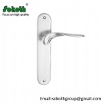 Plate door handle