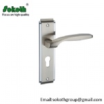 Plate door handle