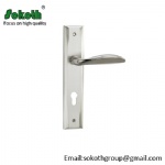 Plate door handle