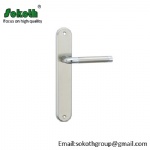 Plate door handle